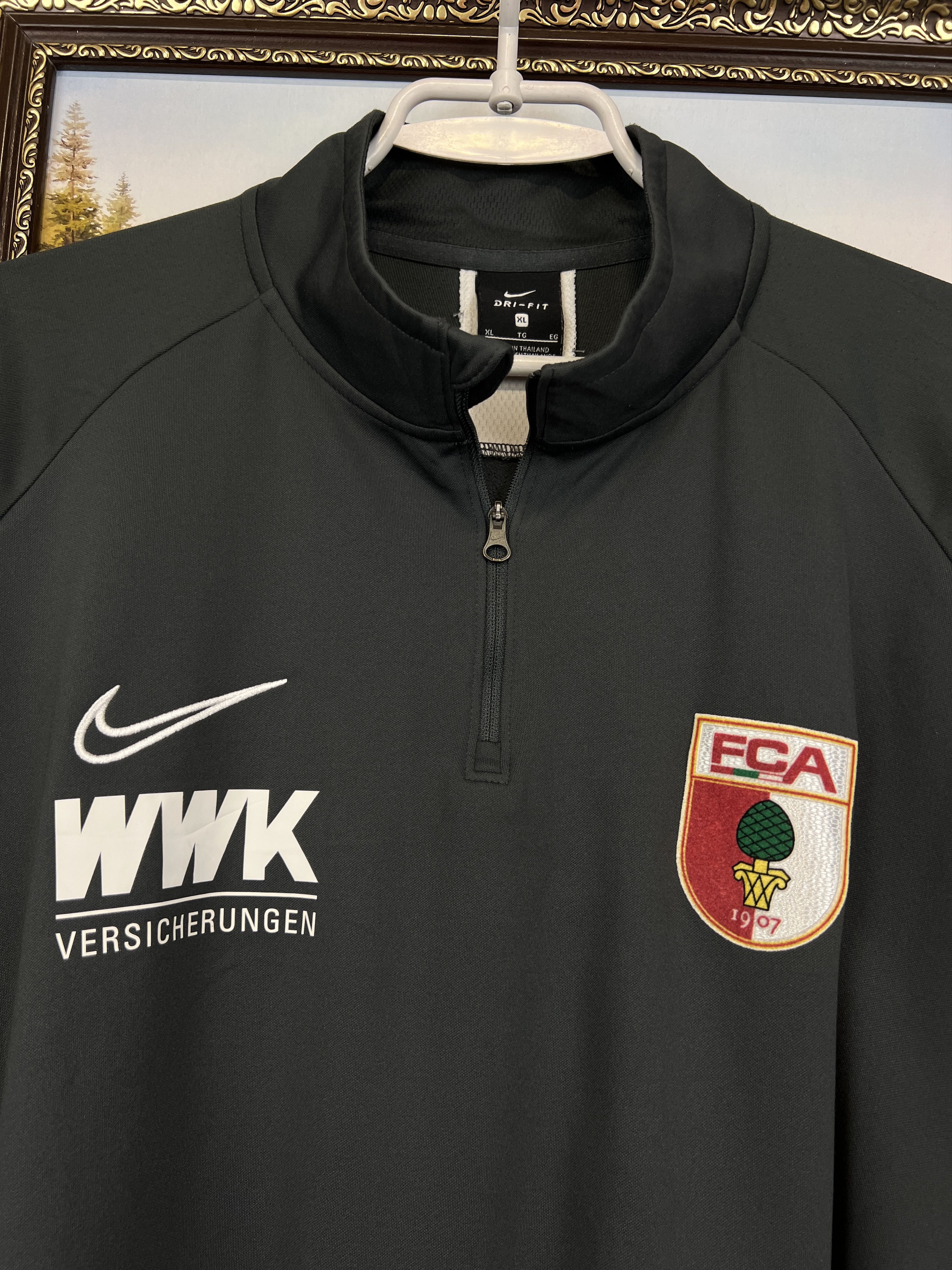Nike Augsburg Football Athletic Suit Soccer Set Jacket Pants Size US XL / EU 56 / 4 - 3 Thumbnail