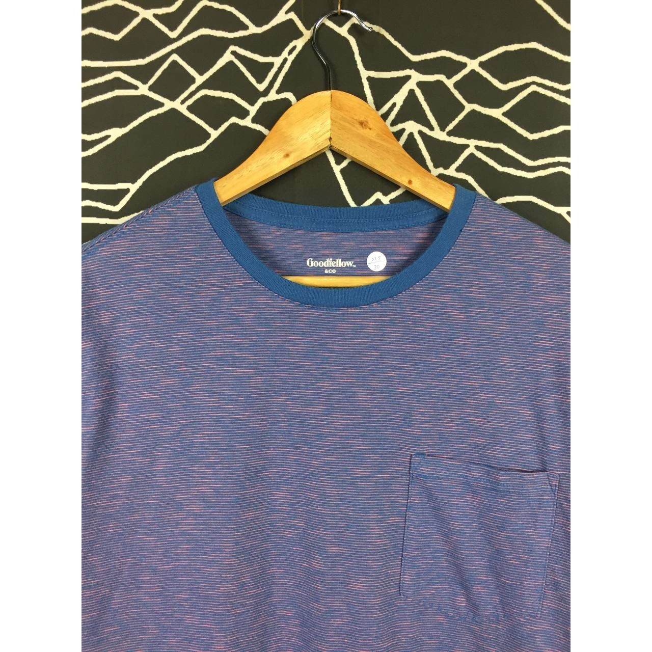 Other × Vintage Goodfellow & Co Standard Fit Striped Pocket Casual Tee Size US XL / EU 56 / 4 - 3 Thumbnail