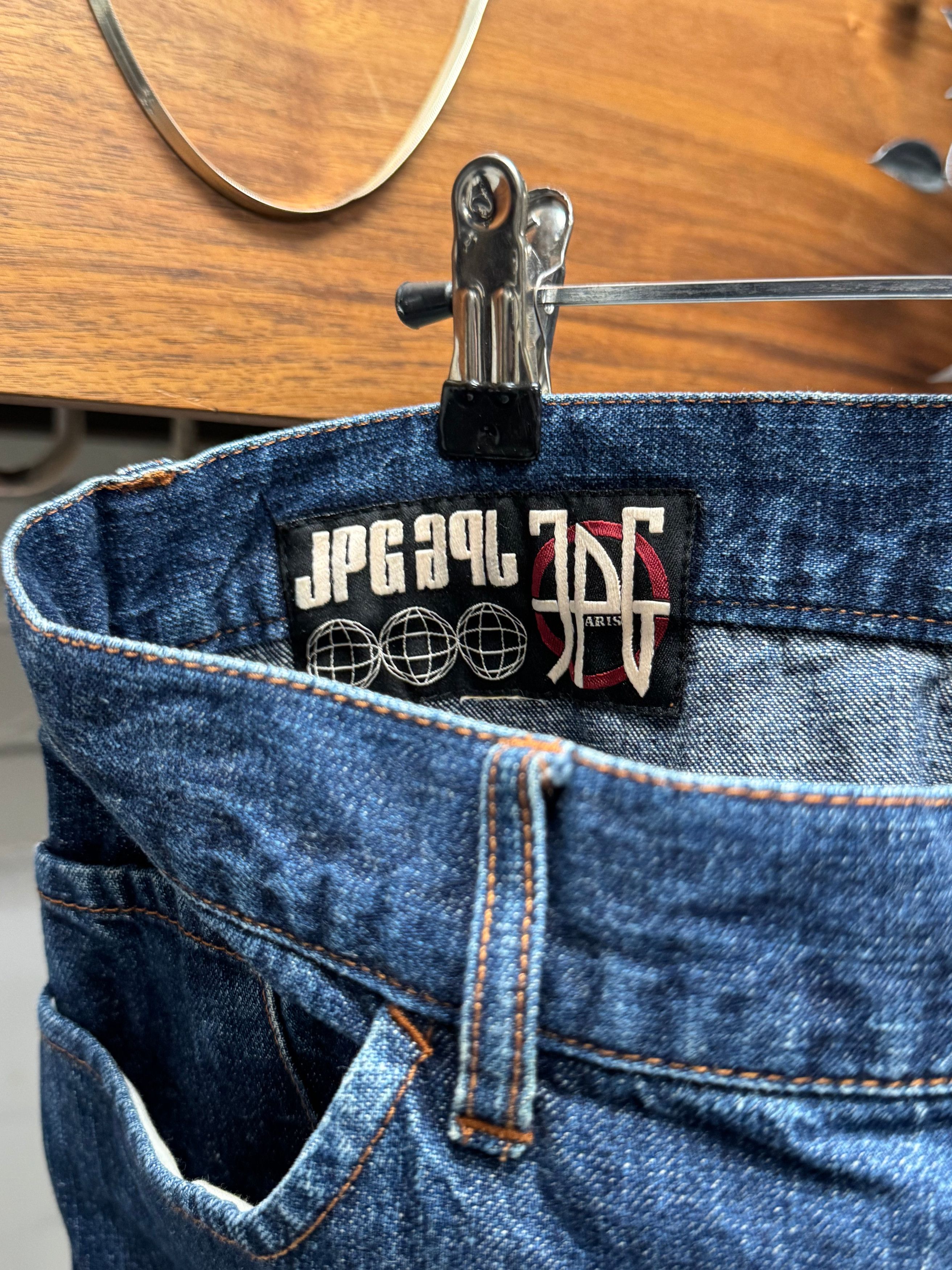 Jean Paul Gaultier Vintage Jean Paul Gaultier ‘Argyle’ Flared Leg Denim Size 30" / US 8 / IT 44 - 3 Thumbnail