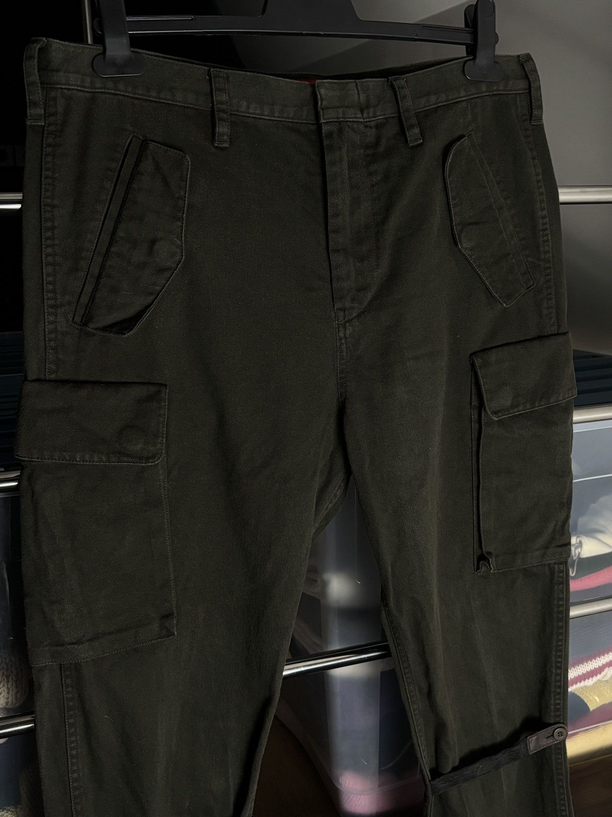 A.P.C. × Kanye West APC x Kanye West Archive Rare Military Cargo Army Pants Size US 34 / EU 50 - 3 Thumbnail