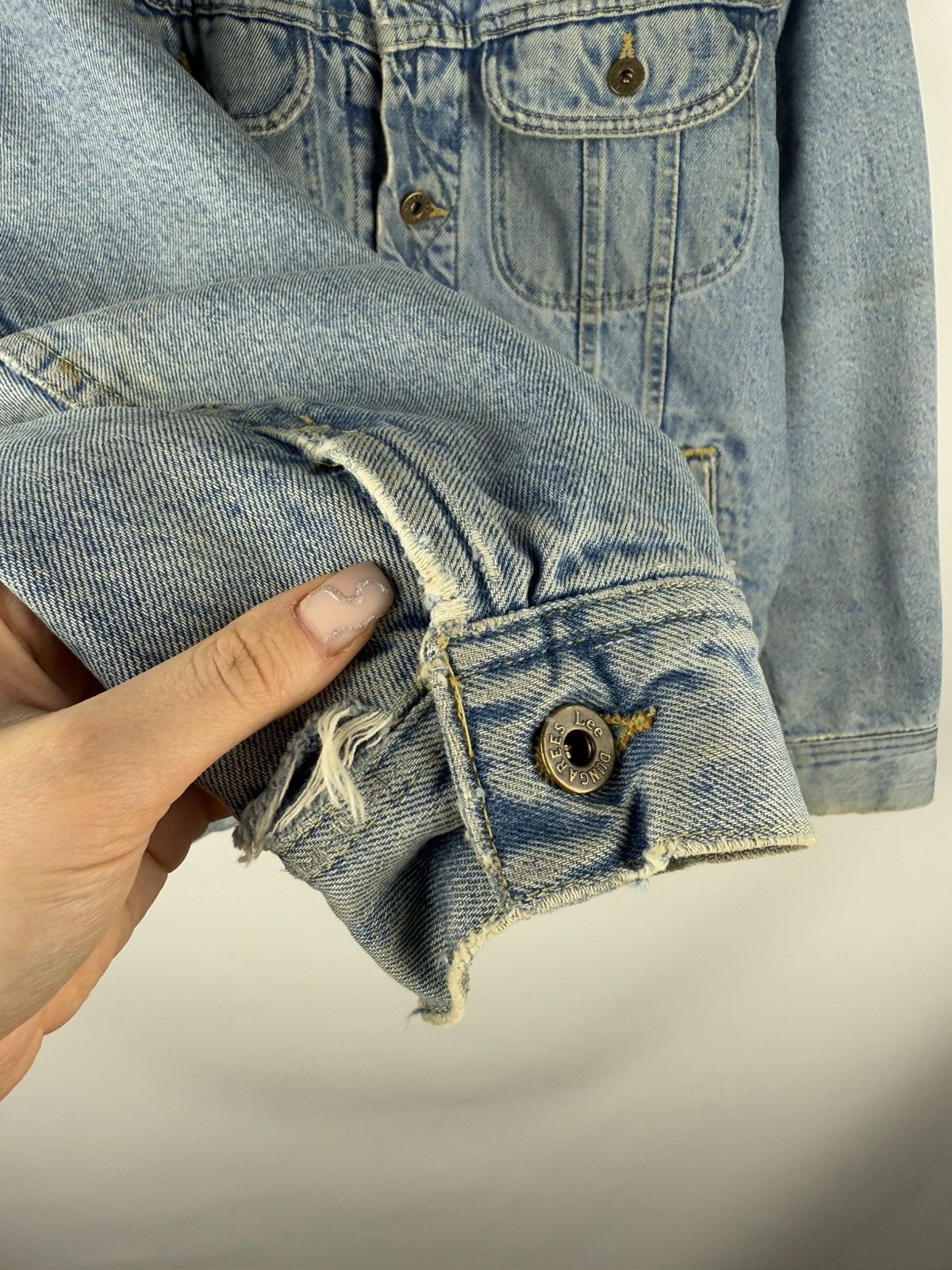 Lee × Vintage Lee Dungarees Vintage Blanket Lined Denim Trucker Jacket Size US M / EU 48-50 / 2 - 11 Thumbnail