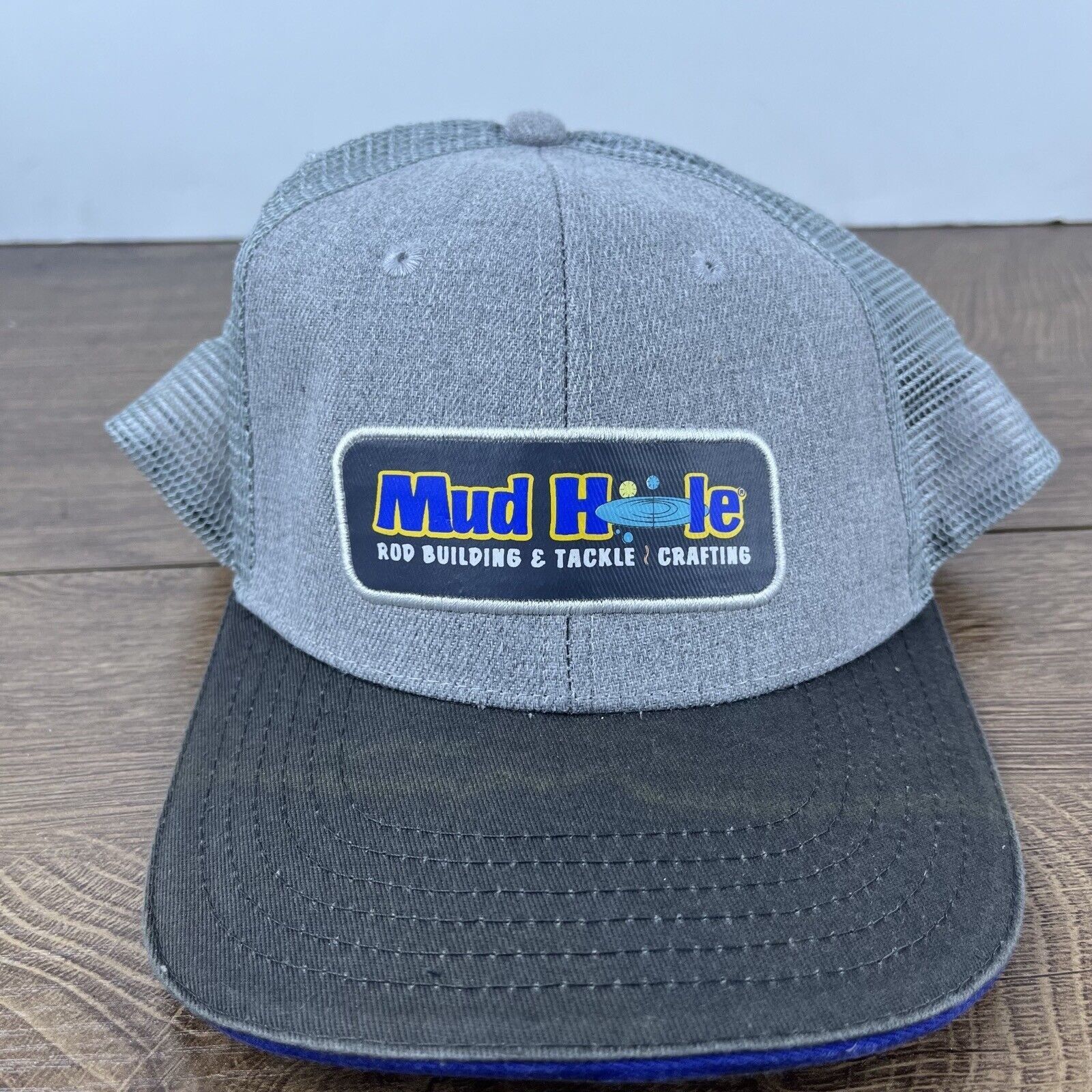 Other Mud Hole Hat Mud Hole Cap Snapback Hat Gray Adjustable Hat A Size ONE SIZE - 4 Thumbnail