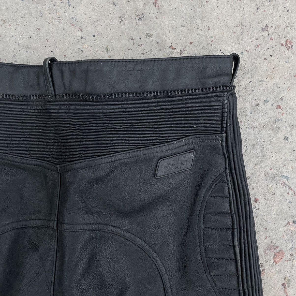 Vintage Vintage Moto Leather Pants Polo 54 Size 90s Y2K USA Size US 33 - 8 Thumbnail