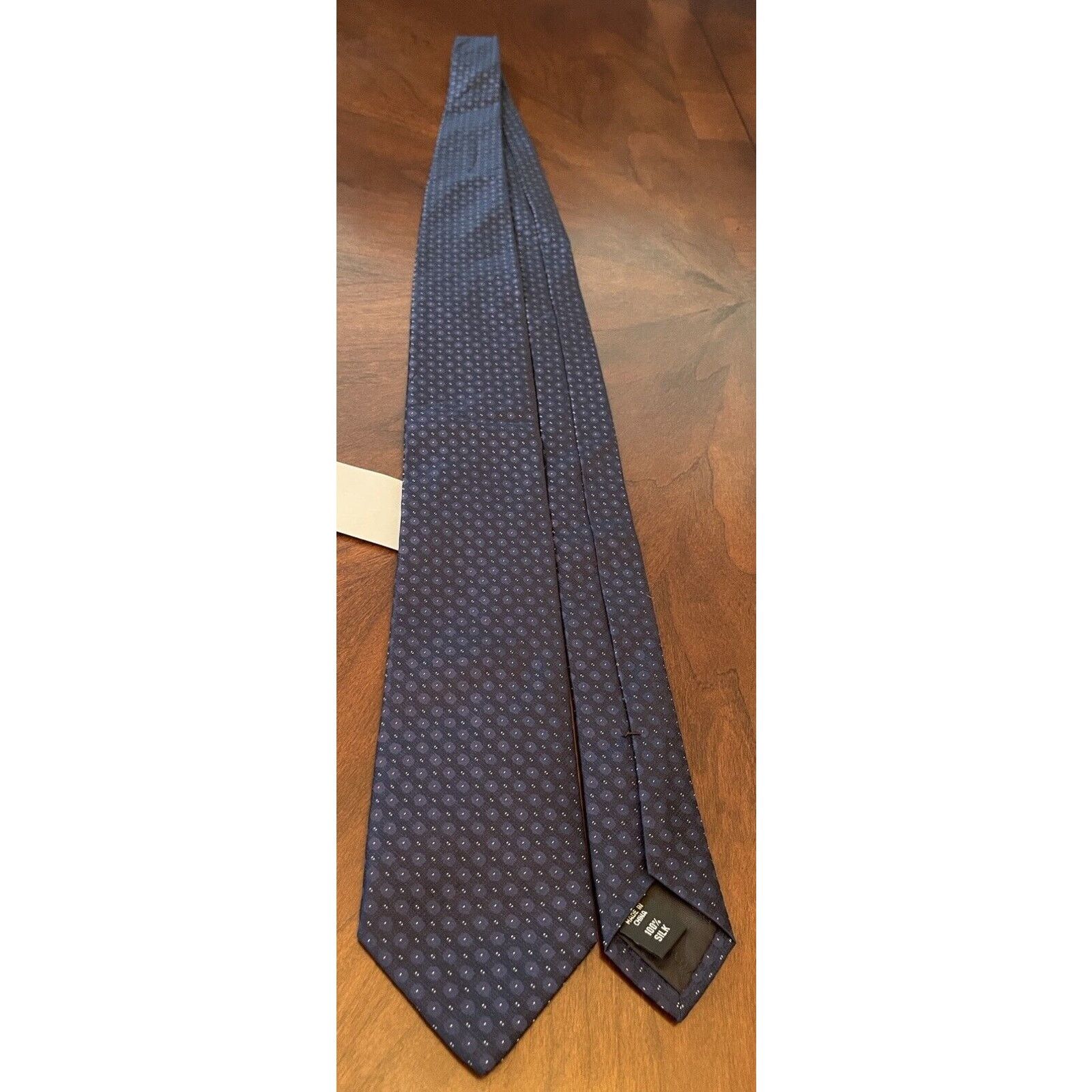 Calvin Klein Calvin Klein Blue 100% Silk Men’s Neck Tie Made In China Size ONE SIZE - 3 Thumbnail