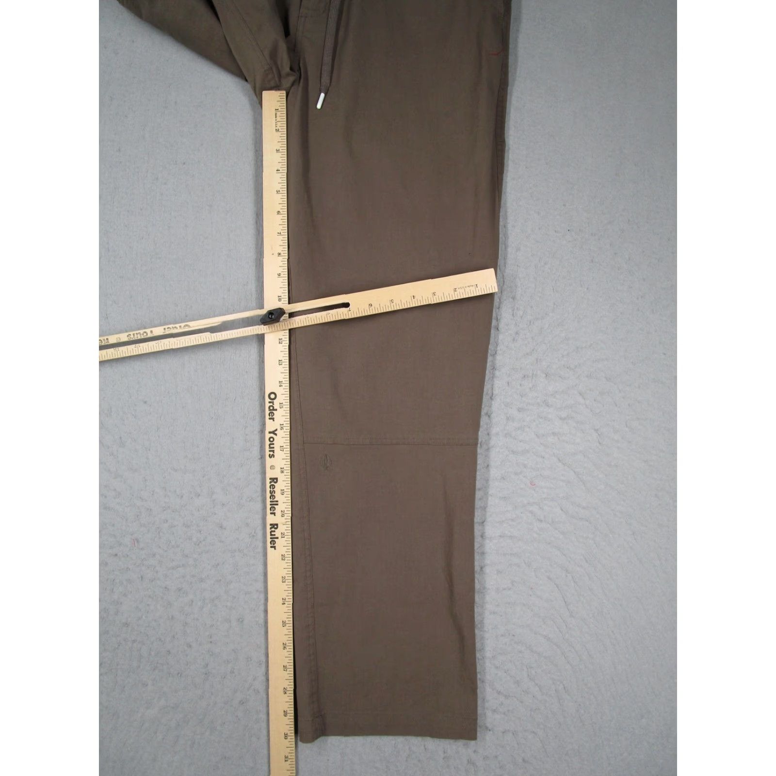 Vintage Beardedgoat Mens Pants 32x30 Brown Stretch Chino Elastic Casual Drawstring Size US 33 - 7 Thumbnail