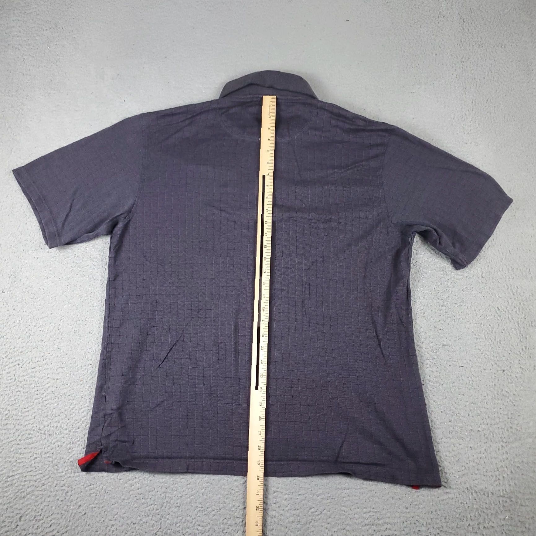 Vintage Payne Stewart Polo Shirt Mens Large Gray Check Golf Casual Short Sleeve Size US L / EU 52-54 / 3 - 4 Thumbnail