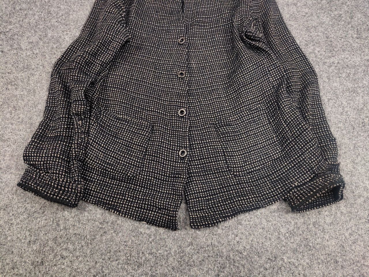 Transit Transit Par Such design Classic Black Knit Blazer Jacket Size M / US 6-8 / IT 42-44 - 9 Thumbnail