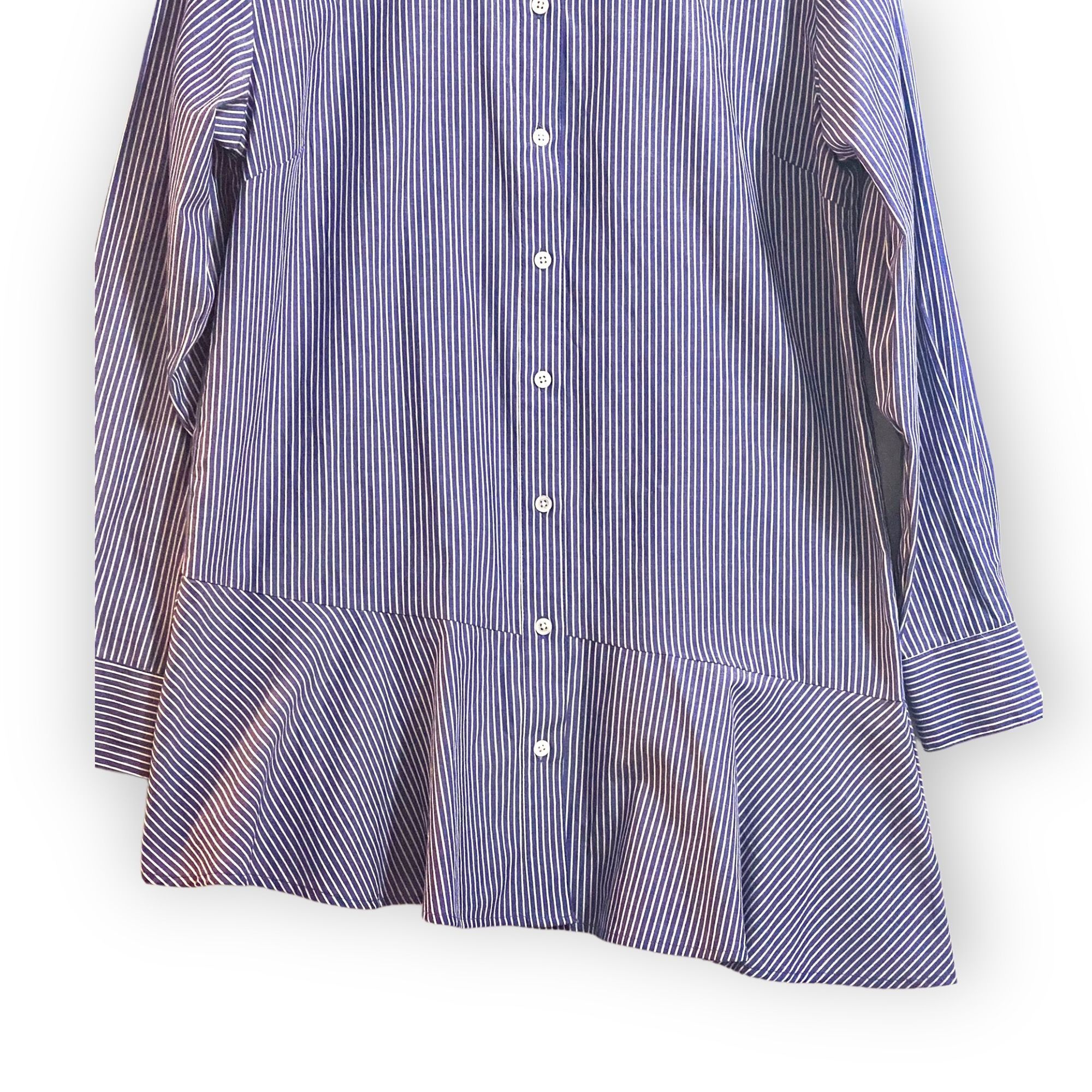 Veronica Beard Veronica Beard Gilda Oversized Striped Cotton shirt. Size 4, Size S / US 4 / IT 40 - 6 Thumbnail