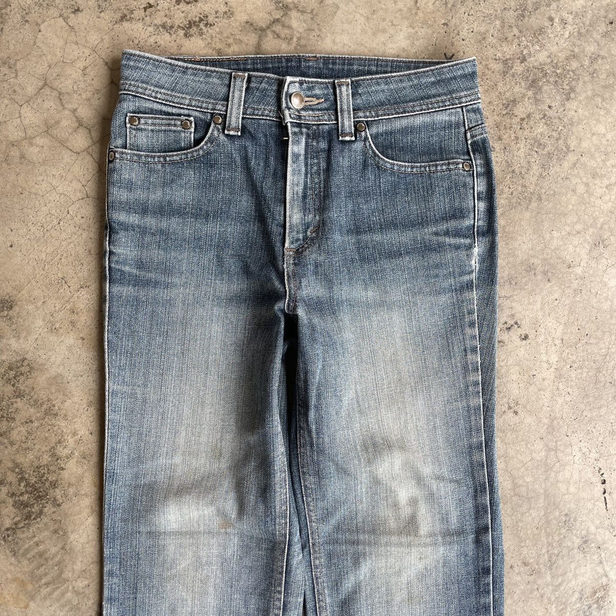 Edwin 🔥🇯🇵Vintage Edwin Stoned Washed Miss Women Slim Fit Jeans Size 28" / US 6 / IT 42 - 2 Thumbnail