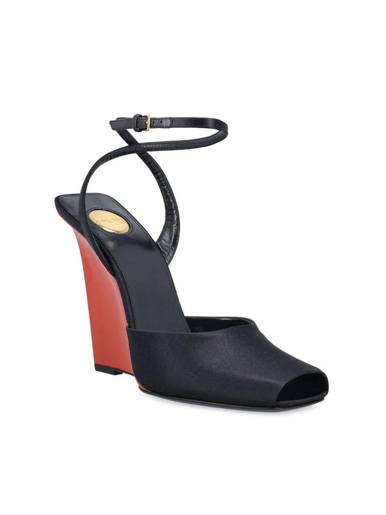 Saint Laurent Paris o1bcso1str0326 Scandale Satinate La Scandale in Black Size US 7 / IT 37 - 2 Thumbnail