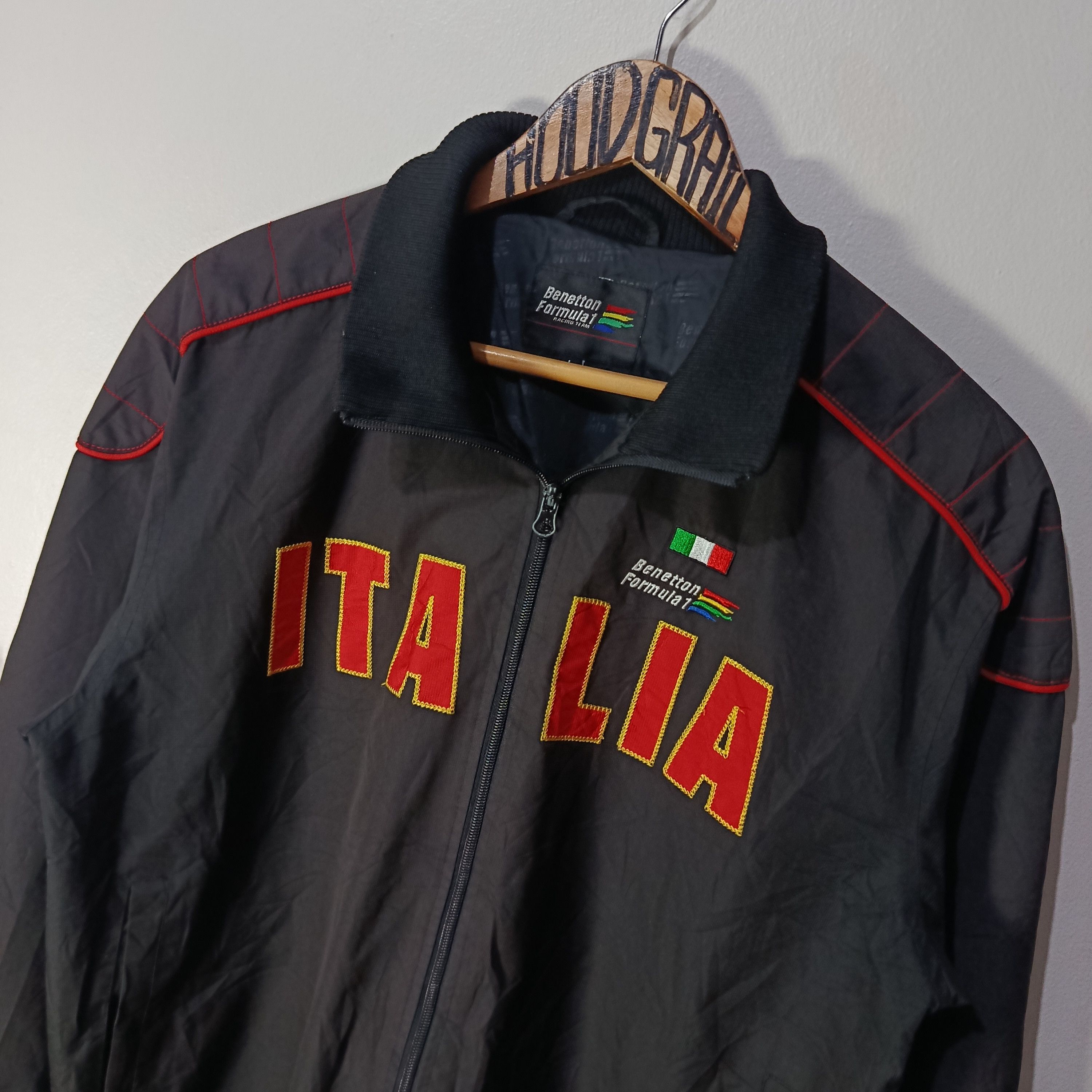Benetton Vintage 00s Benetton Formula 1 “Italia” Racing Jacket Size US L / EU 52-54 / 3 - 3 Thumbnail