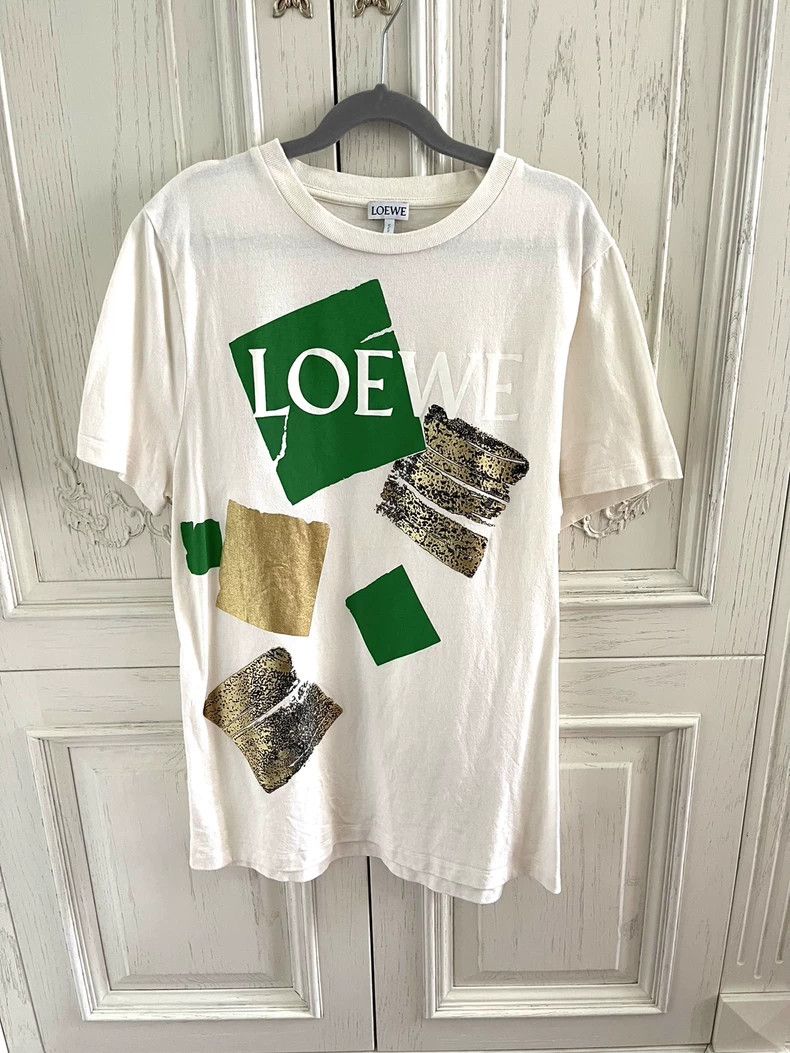 Loewe LOEWE White classic T-shirt Size S / US 4 / IT 40 - 1 Thumbnail