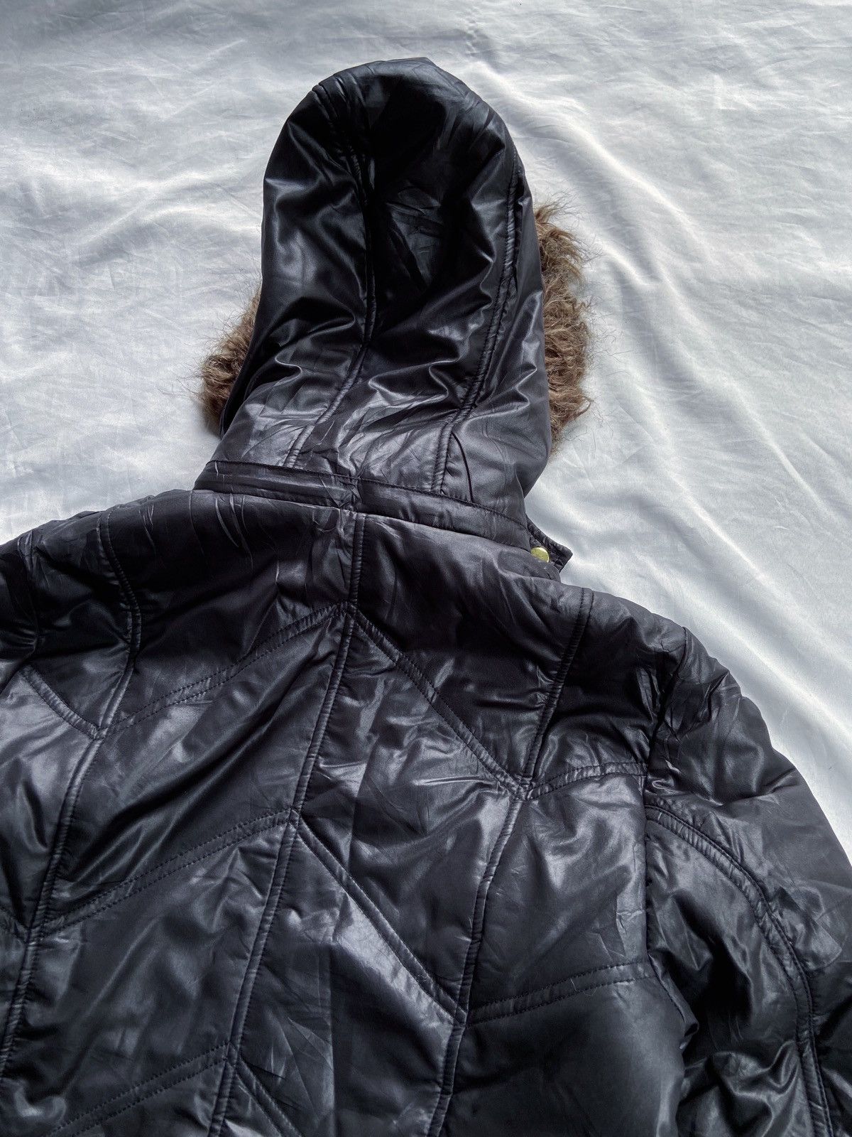 Beauty Beast SKY BOMBER BLACK FAUX FUR JACKET Size US S / EU 44-46 / 1 - 14 Thumbnail