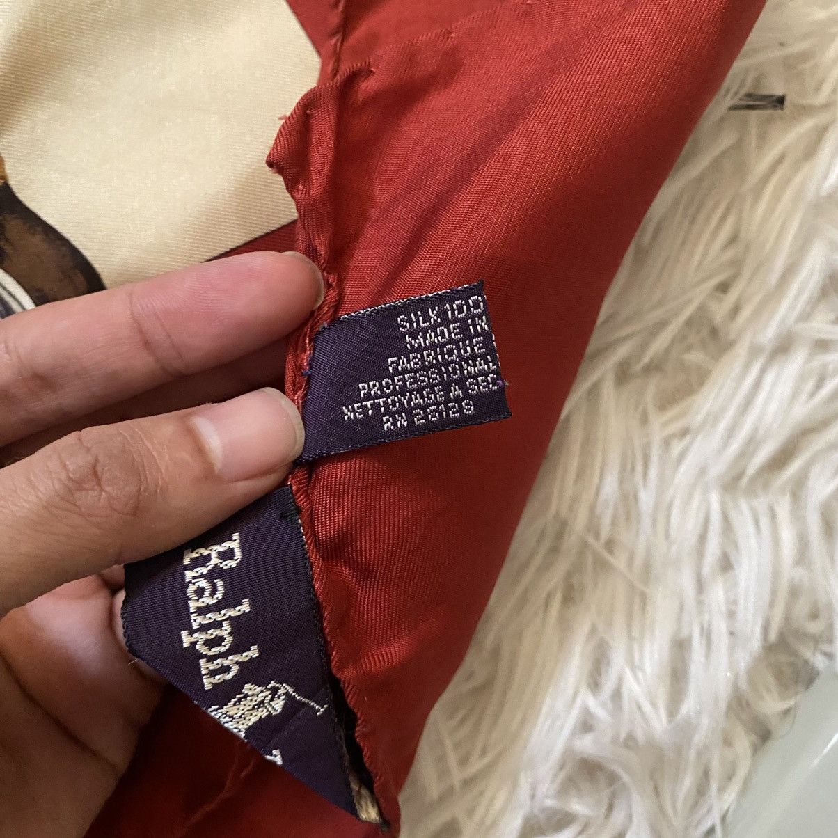 Ralph Lauren × Vintage Vintage Ralph Lauren Handchief Neckchief Bandana Sioux India Size ONE SIZE - 9 Thumbnail