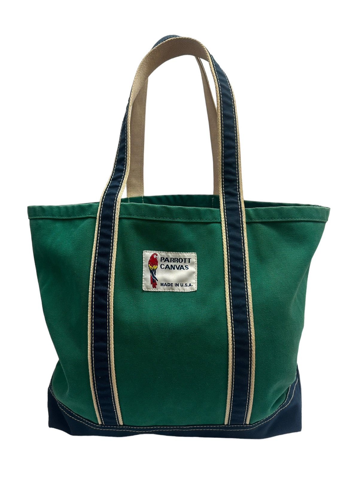 L.L. Bean VINTAGE 80s PARROTT CANVAS USA DUCK CANVAS RARE BAG Size ONE SIZE - 1 Thumbnail
