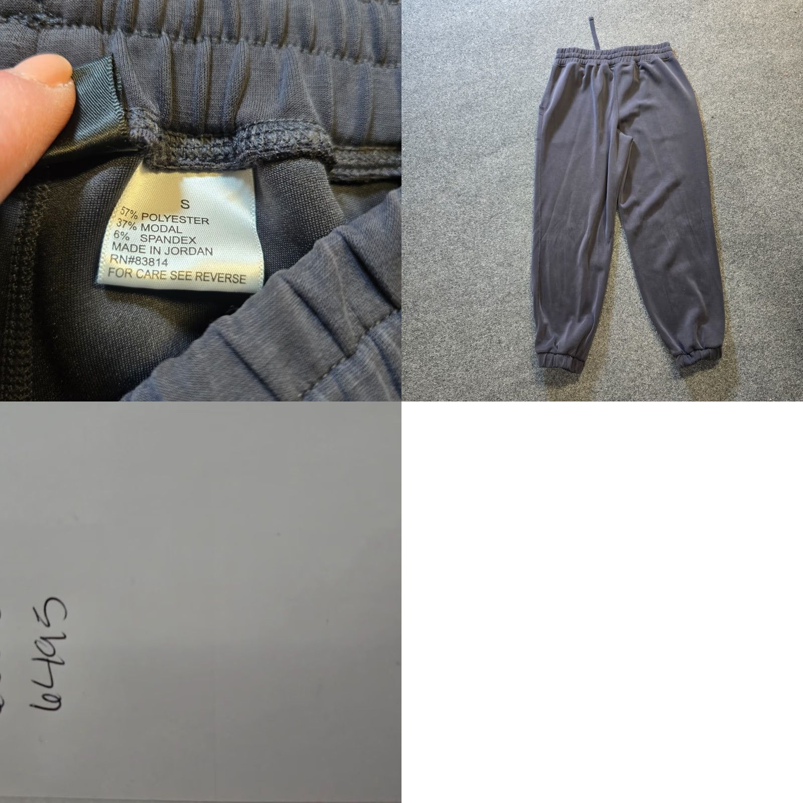 Bailey 44 Bailey 44 Pants Womens Size Small Gray Joggers Pull On Sweatpants Lounge Casual Regular Tapered Inseam 27 in Front Type: Flat Front Size 28" / US 6 / IT 42 - 8 Thumbnail