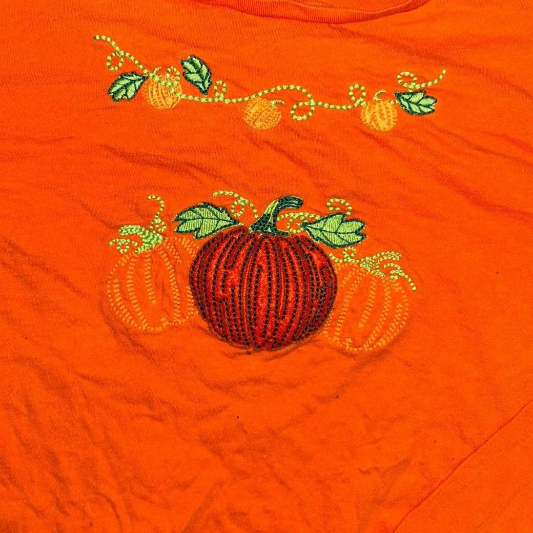 Other VINTAGE Y2K Halloween Shirt Embroidery Pumpkin Long Sleeve Size S / US 4 / IT 40 - 7 Thumbnail