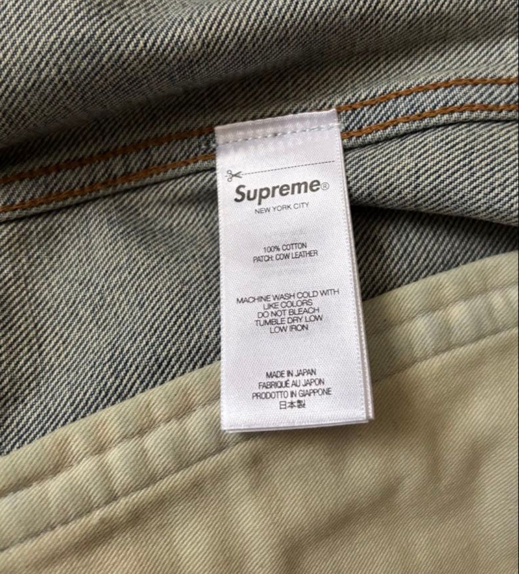 Supreme supreme distressed selvedge trucker jacket Size US S / EU 44-46 / 1 - 5 Thumbnail