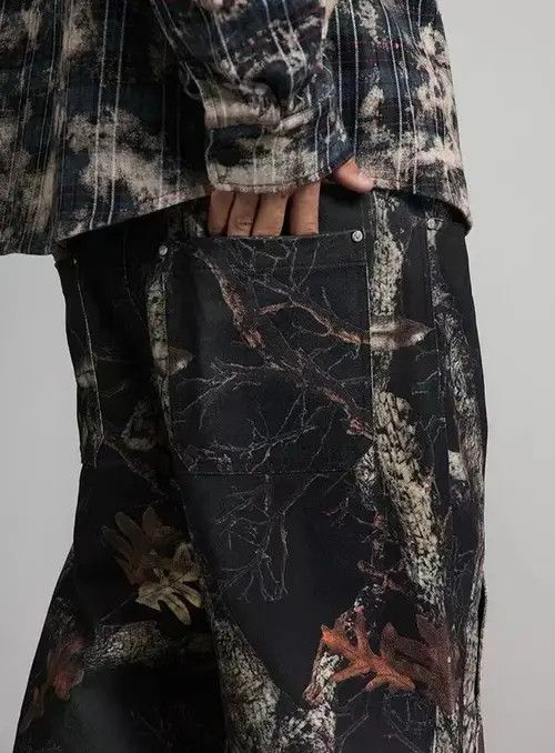 Other Vintage leaf camouflage logging studded trousers Size US 32 / EU 48 - 2 Thumbnail
