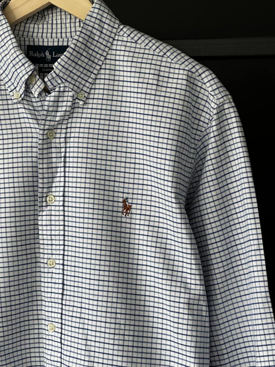 Designer × Polo Ralph Lauren × Ralph Lauren Polo Ralph Lauren Luxury Oxford Check SHIRT Size US XL / EU 56 / 4 - 4 Thumbnail