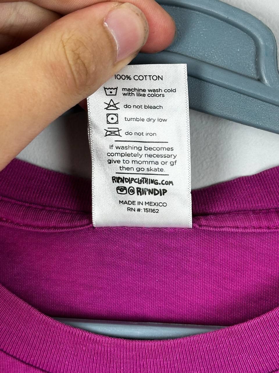 RIPNDIP Vintage Purple T-Shirt RipNDip Big Print Nerm Cat Size US M / EU 48-50 / 2 - 8 Thumbnail