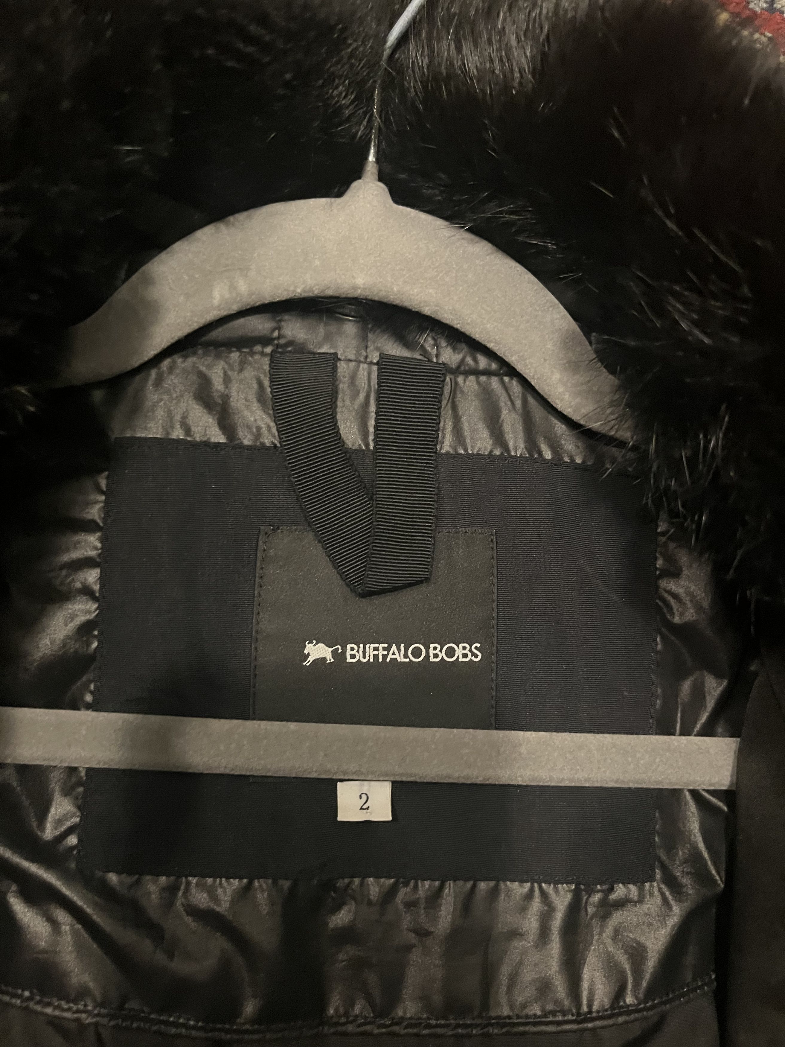 BUFFALO BOBS Quilted Puffer Jacket with Detachable Fur Collar Size US M / EU 48-50 / 2 - 3 Thumbnail