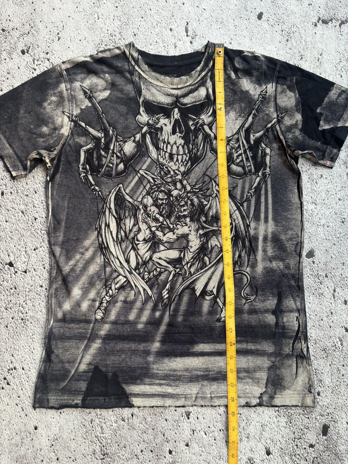 Affliction Y2k Affliction skull tribal punk tshirt Size US M / EU 48-50 / 2 - 8 Thumbnail