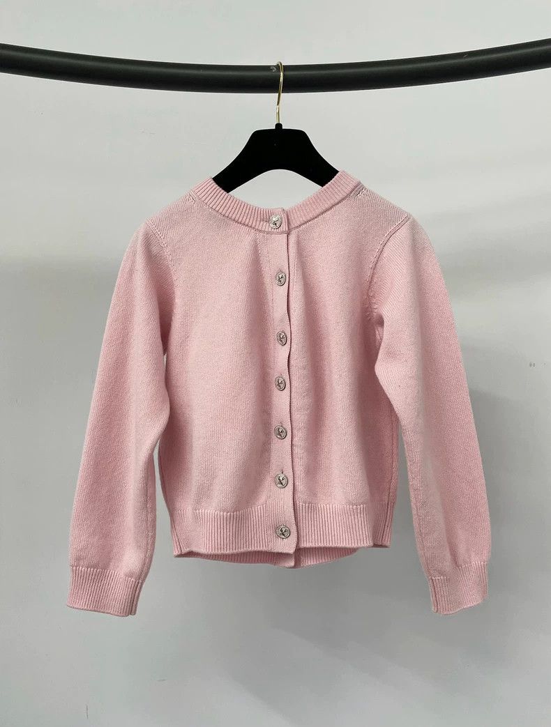 Chanel Chanel 25S cherry blossom pink cashmere cardigan coat Size XXS / US 00 / IT 34 - 2 Thumbnail