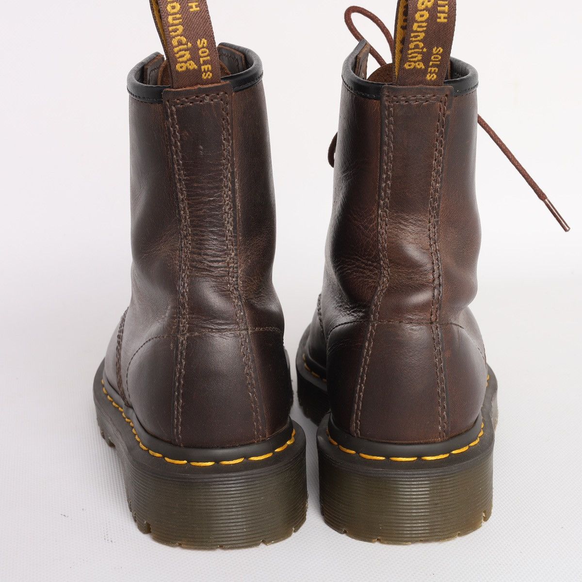 Dr. Martens Dr Martens 1460 Bex Brown Leather Boots Shoes Size US 7 / IT 37 - 7 Thumbnail