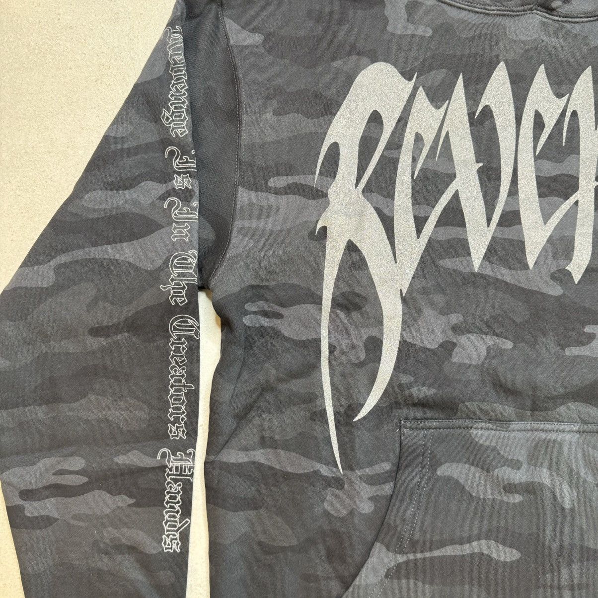 Revenge Revenge X Kill Cropped Hoodie Black Camo/3M SIZE MEDIUM Size US M / EU 48-50 / 2 - 6 Thumbnail