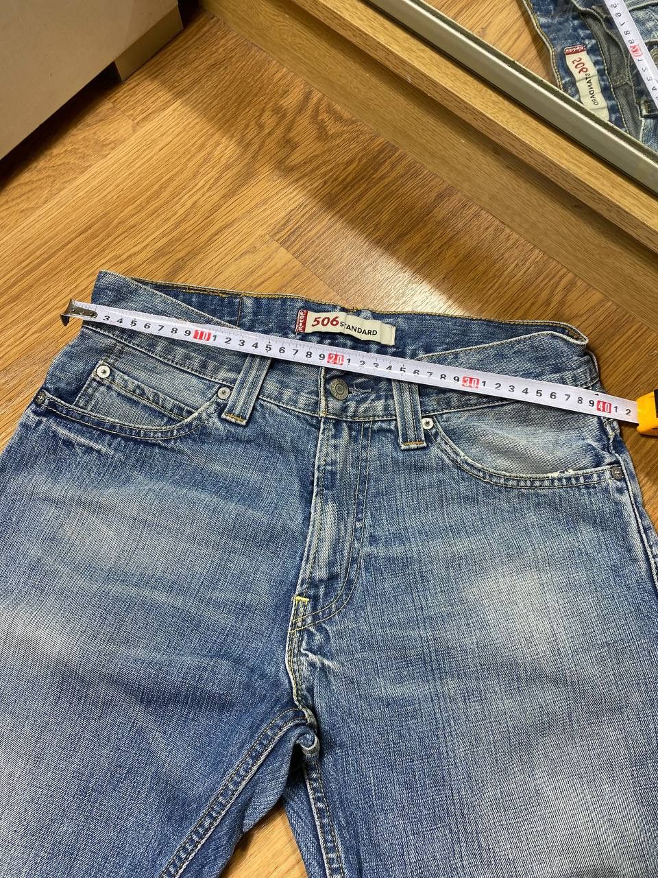 Japanese Brand × Levi's Gothicana Y2K Bondage Gothic Multipocket Cargo Shorts Size US 31 - 10 Thumbnail