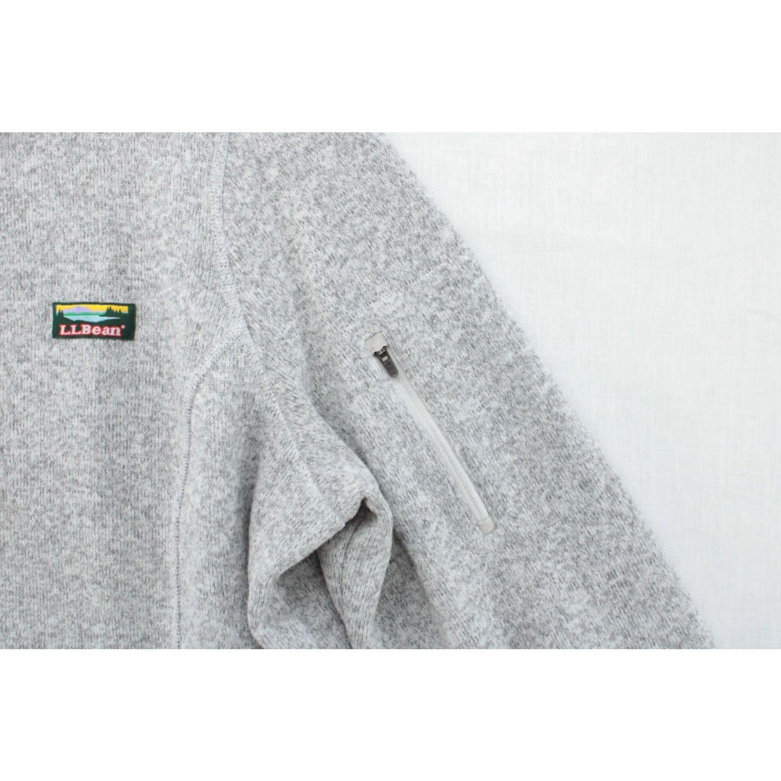 Vintage L.L. Bean Fleece Sweater Jacket Men's XXL Gray Full Zip Hiking Long Sleeve Regular Fit Size US XXL / EU 58 / 5 - 5 Thumbnail