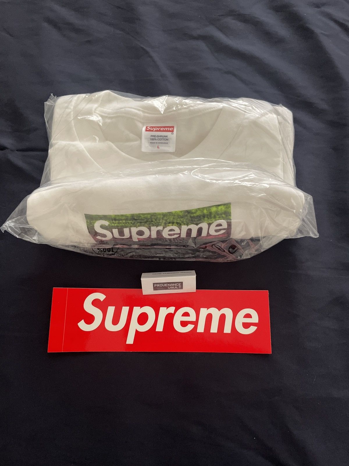 Supreme La Fire Relief Box Logo Supreme Relief Tee Size Xl Supreme 