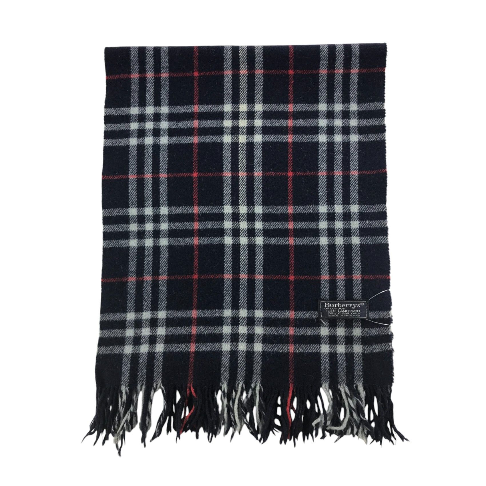 Burberry × Vintage Burberry Scarf / Muffler / Neckwear - WW2777 Size ONE SIZE - 2 Thumbnail