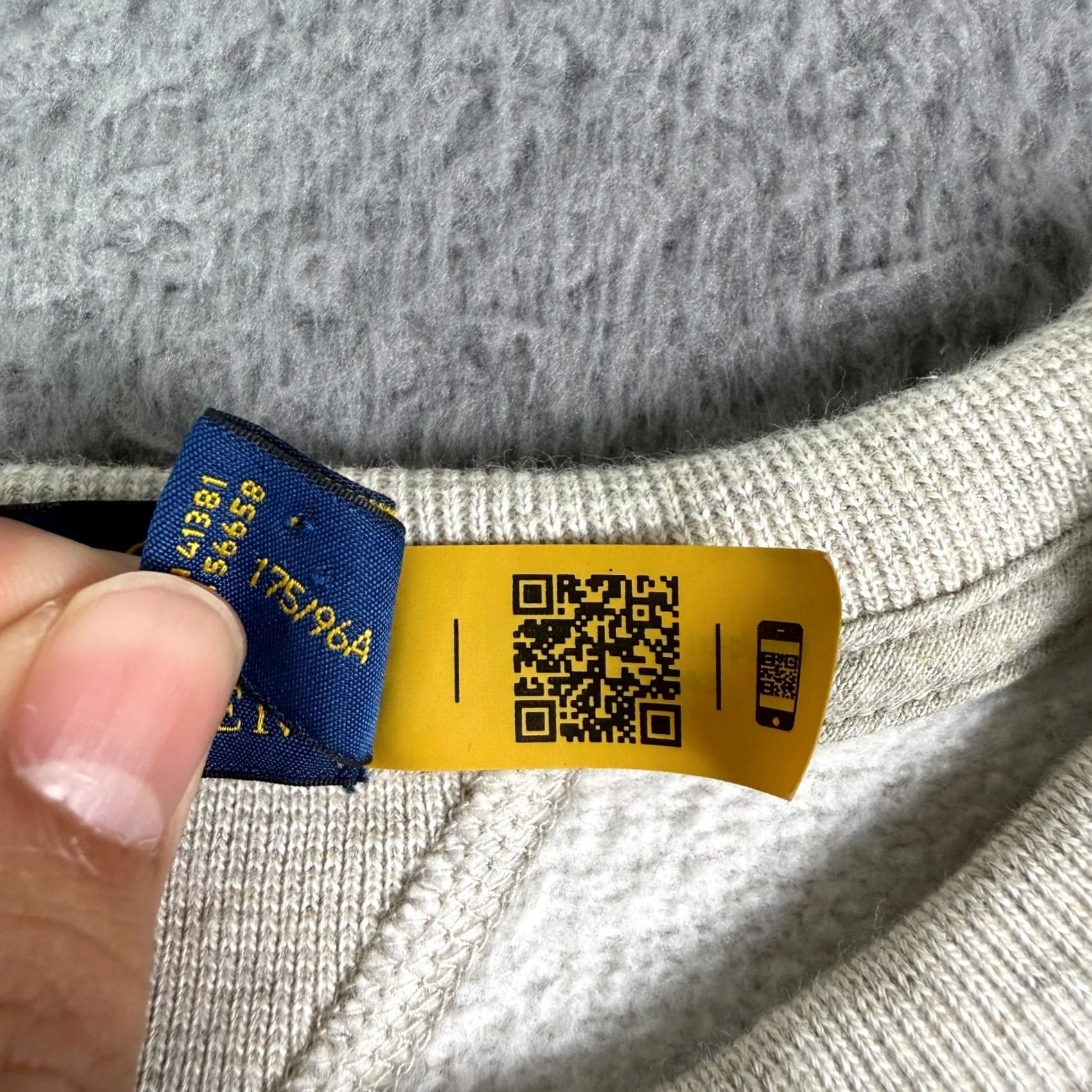 Polo Ralph Lauren Polo Ralph Lauren Sweatshirt Mens M Ivory Crewneck Varsity Double V NY U of P Print Vintage Size US M / EU 48-50 / 2 - 4 Thumbnail