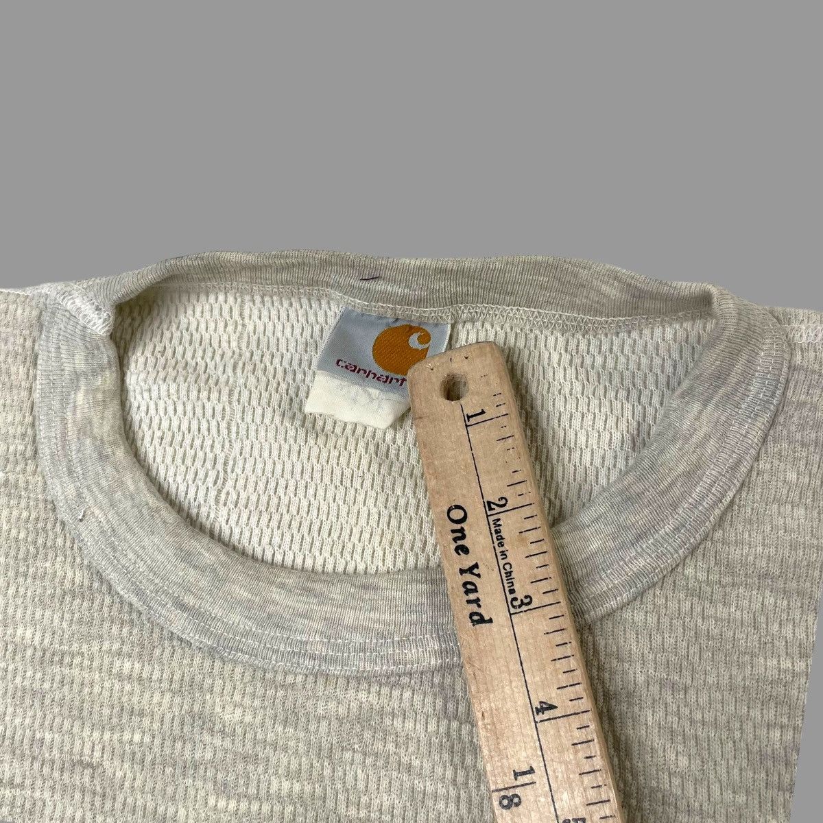 Carhartt × Vintage Vintage 90s Carhartt thermal shirt Size US S / EU 44-46 / 1 - 4 Thumbnail