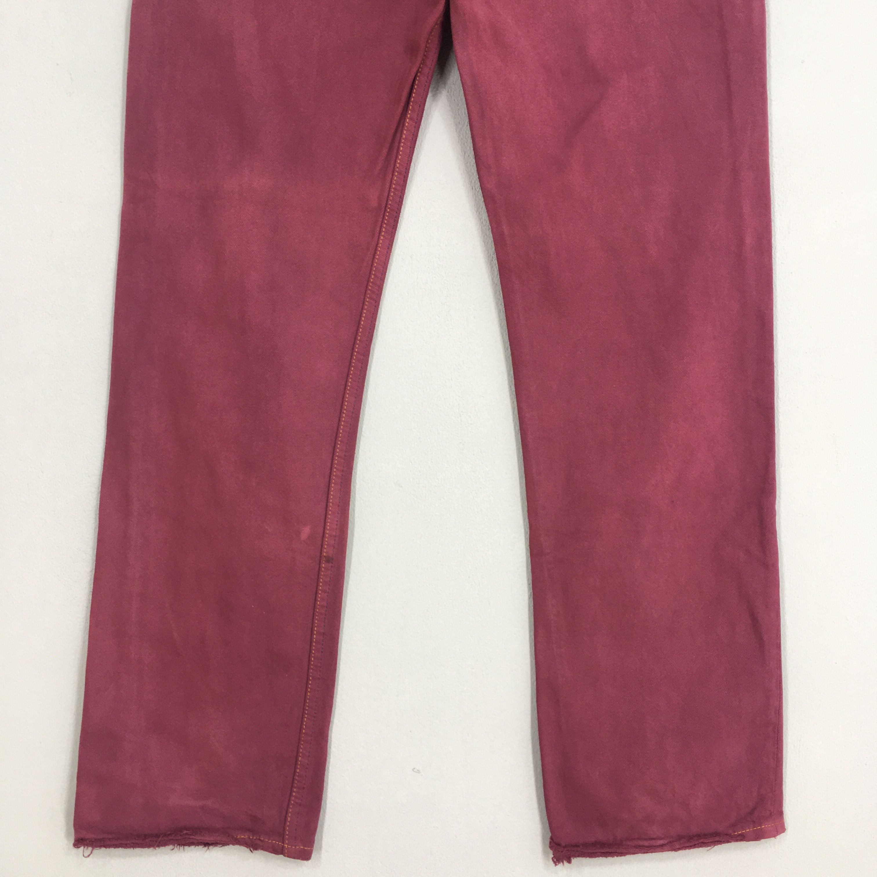 Levi's Size 30x31.5 Vintage 90s Levi's 501 Faded Red Jeans S1933 Size US 30 / EU 46 - 11 Thumbnail