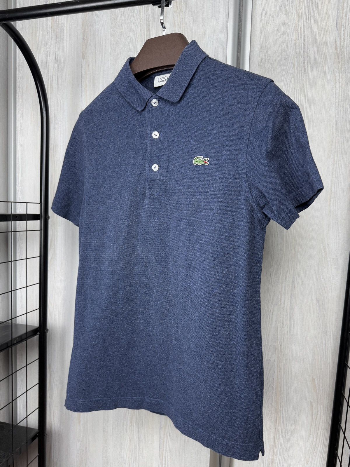 Lacoste Lacoste Sport blue basic polo shirt size S Size US S / EU 44-46 / 1 - 6 Thumbnail