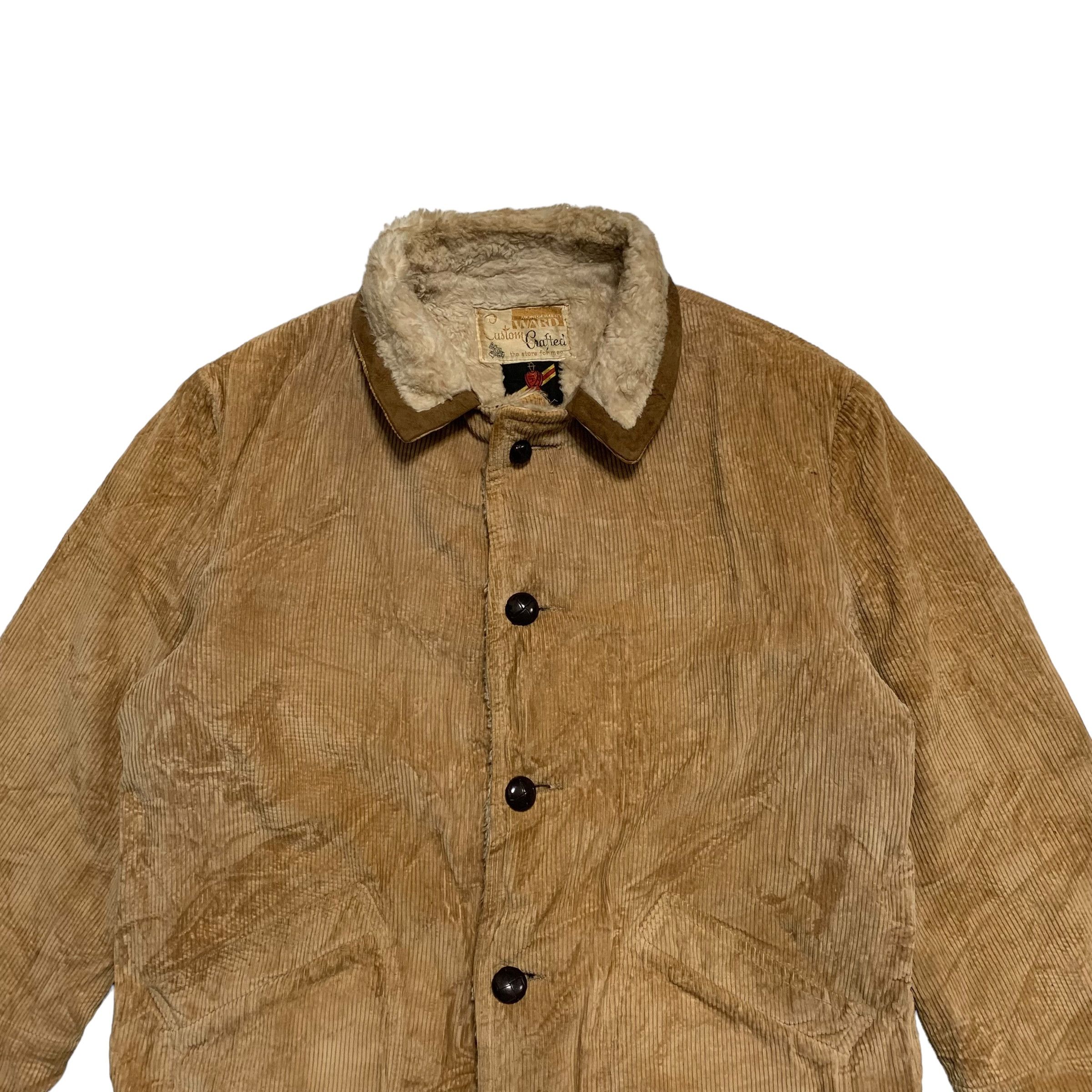 Original Montgomery Vintage 70s Montgomery Ward Corduroy Jacket Size US L / EU 52-54 / 3 - 3 Thumbnail
