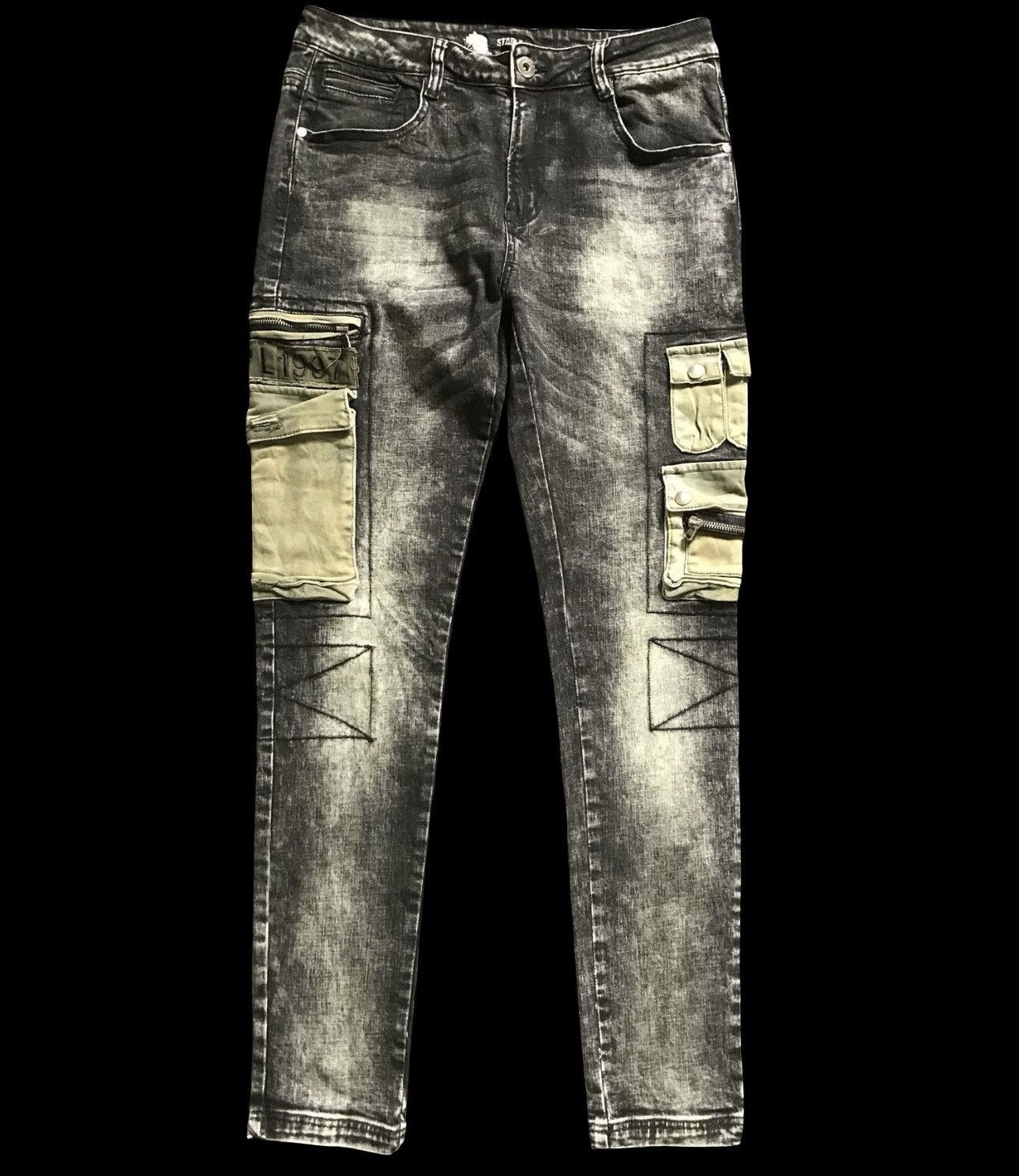 Seditionaries CP248 STAPLE Seditionaries Parachute Hybrid Skinny Jeans Size US 31 - 1 Thumbnail