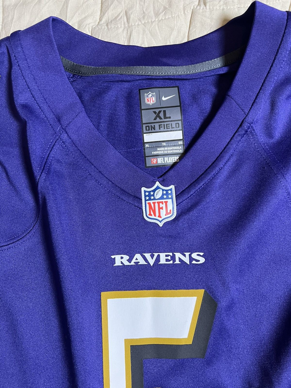 Nike Nike Baltimore Ravens Football Jersey Joe Flacco On Field Size US XL / EU 56 / 4 - 3 Thumbnail