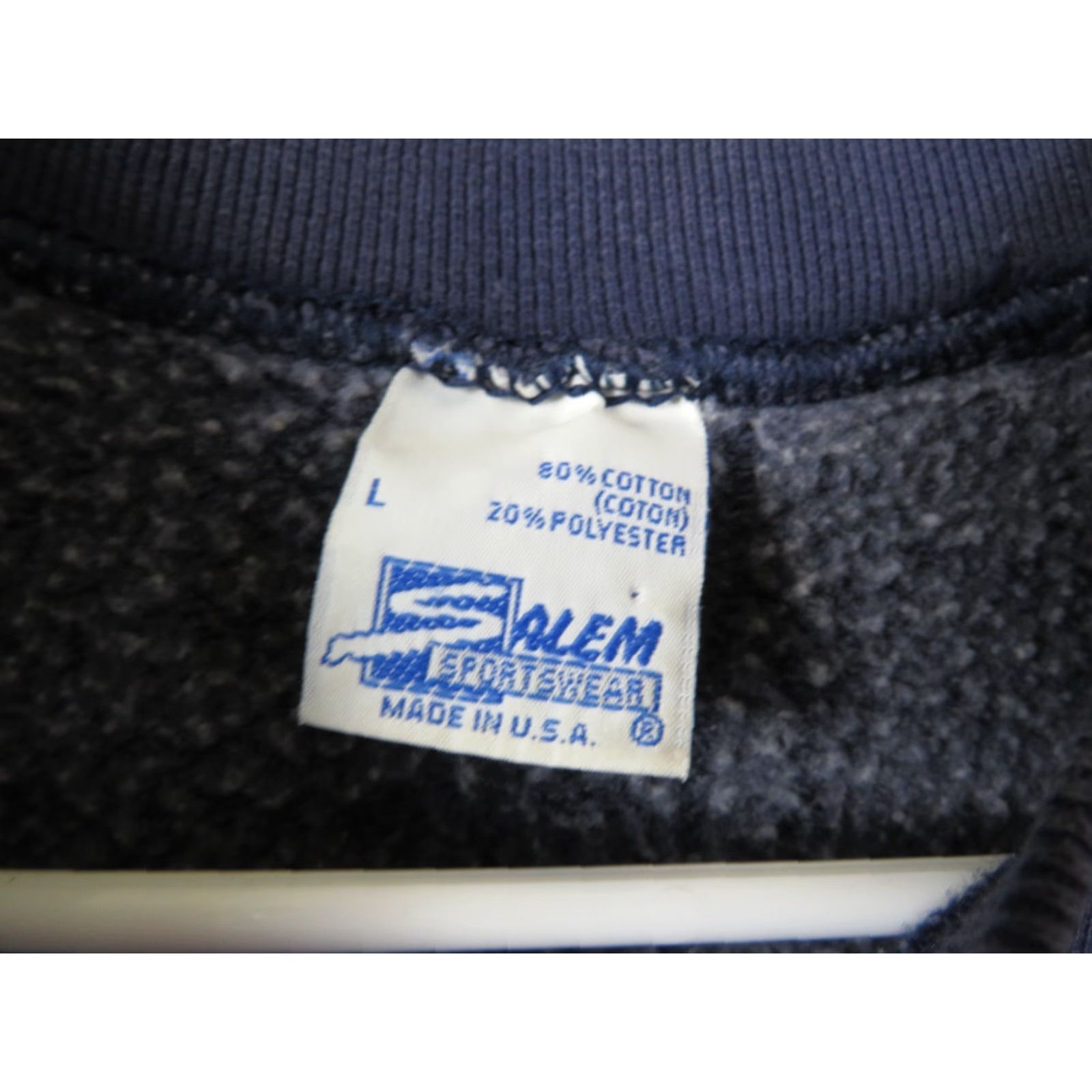 Salem Sportswear VINTAGE Dallas Cowboys NFL Football Sweatshirt Salem Sportswear Mens L Blue Crew Neck Long Sleeve Pullover 1994 Logo USA Size US L / EU 52-54 / 3 - 6 Thumbnail