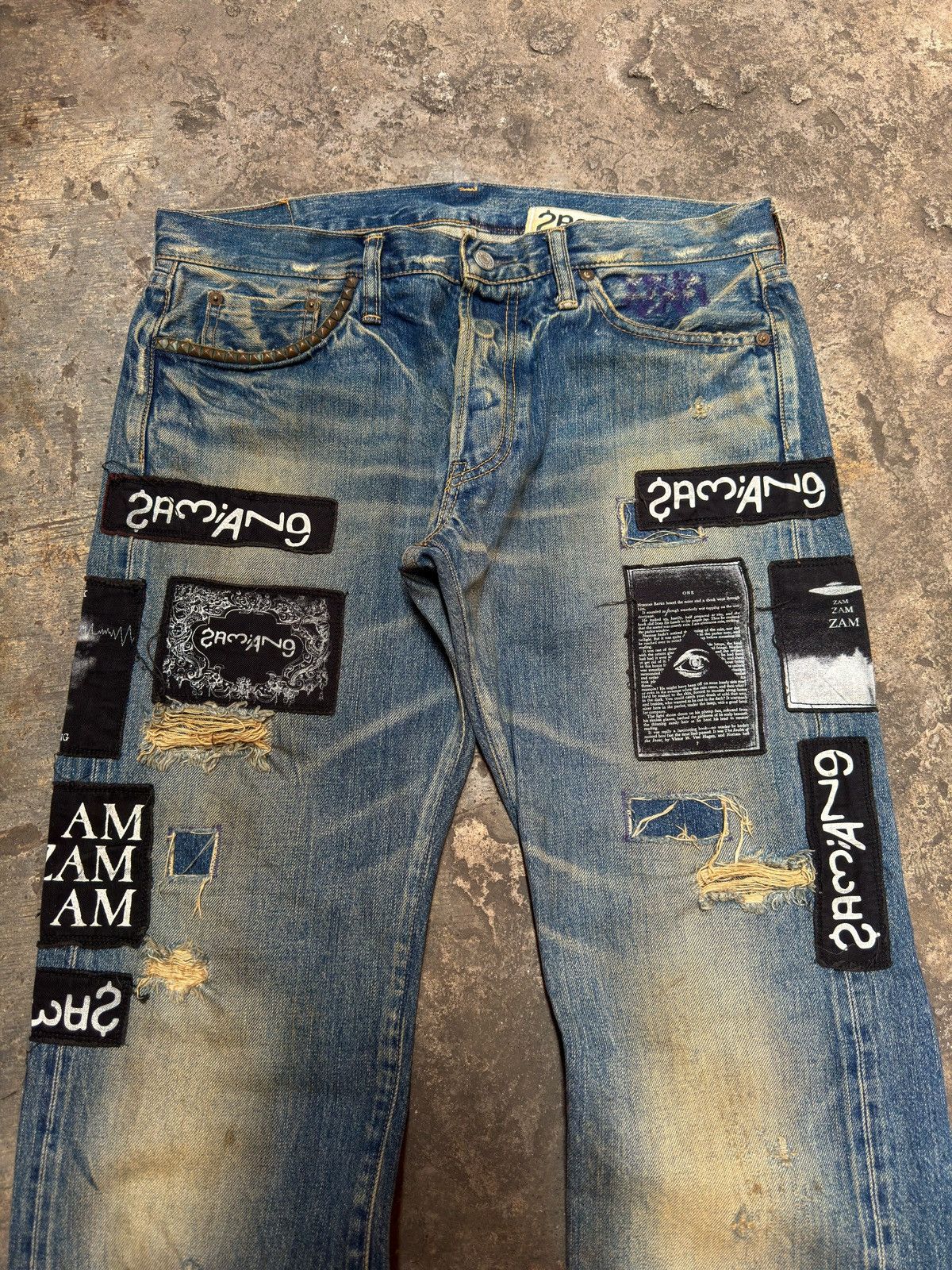 Hysteric Glamour × Undercover UNDERCOVER ZAMIANG X HYSTERIC GLAMOUR LIMITED  ZAMIANG DENIM | Grailed