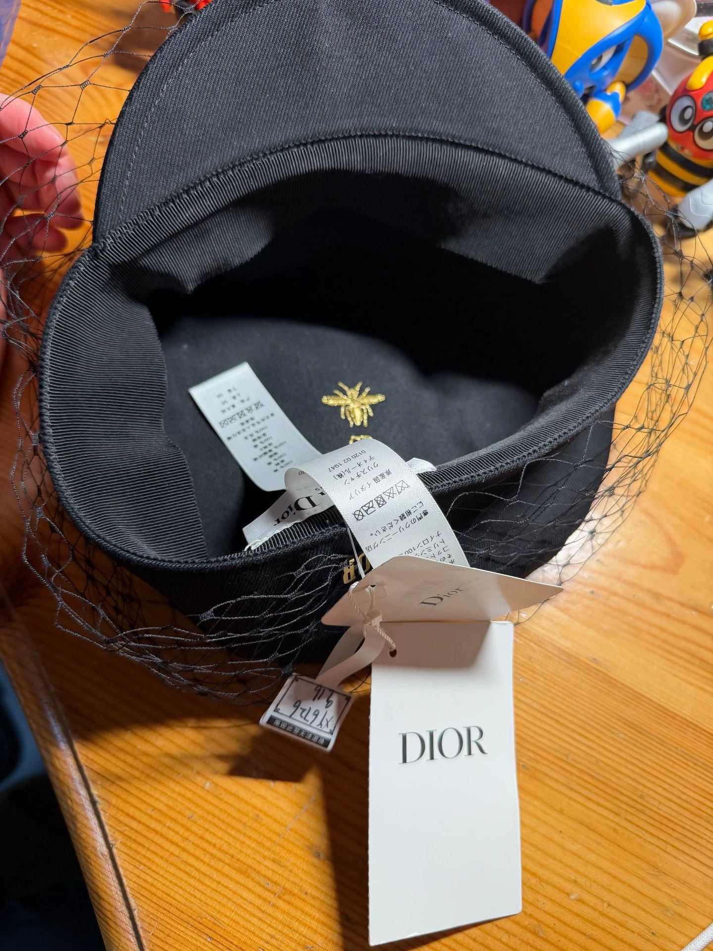Dior Dior tulle top hat 56 Size ONE SIZE - 2 Thumbnail