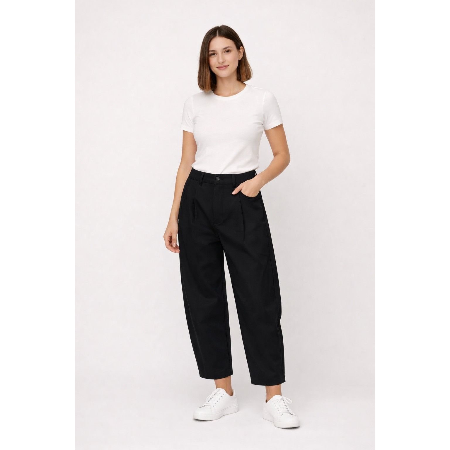 Everlane Everlane Trousers - Black Cropped Straight Leg NWT - Size 2 Size 26" / US 2 / IT 38 - 7 Thumbnail