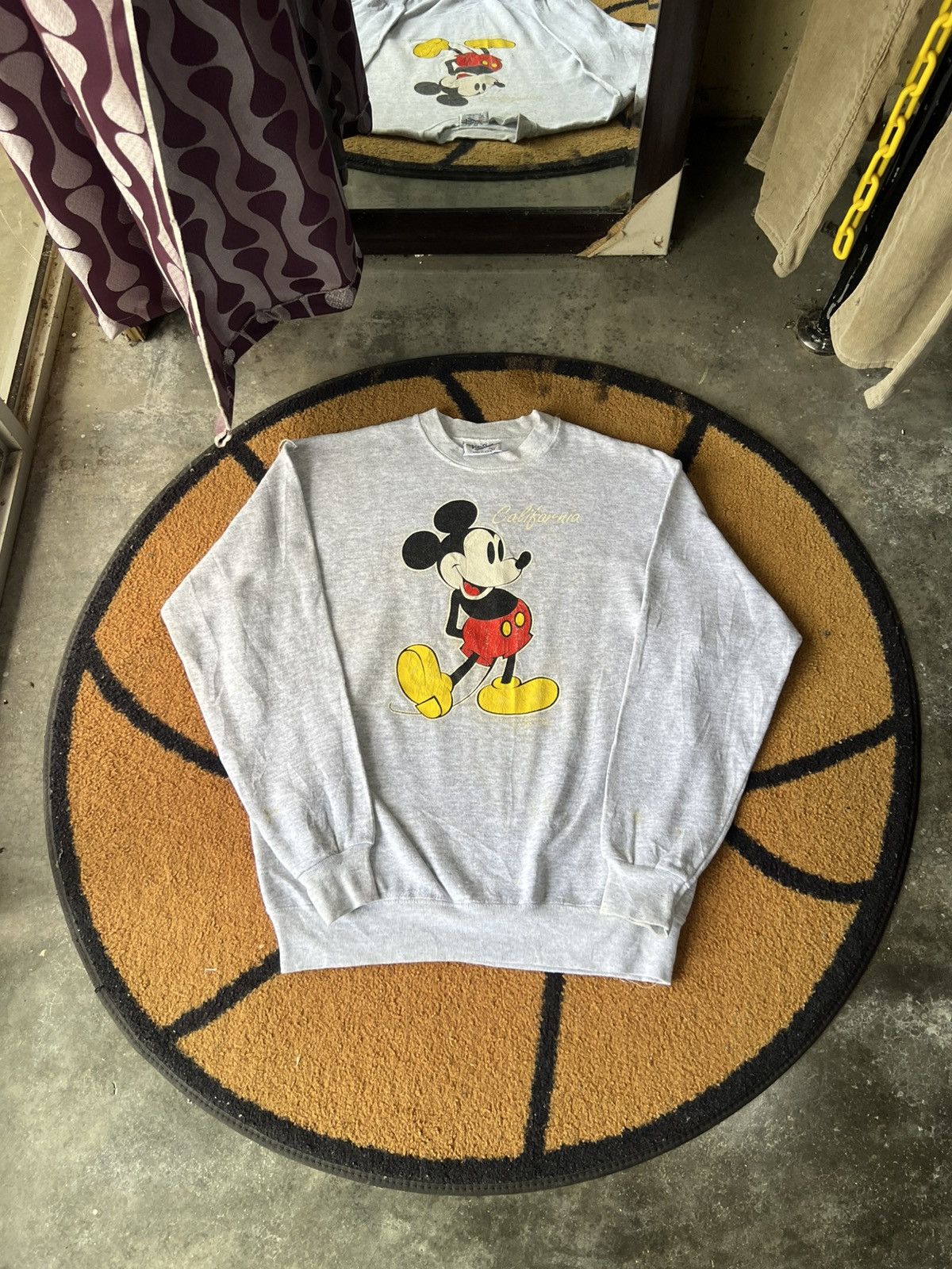🔥True Vintage Velva Sheen Mickey Mouse Crewneck Sweatshirt