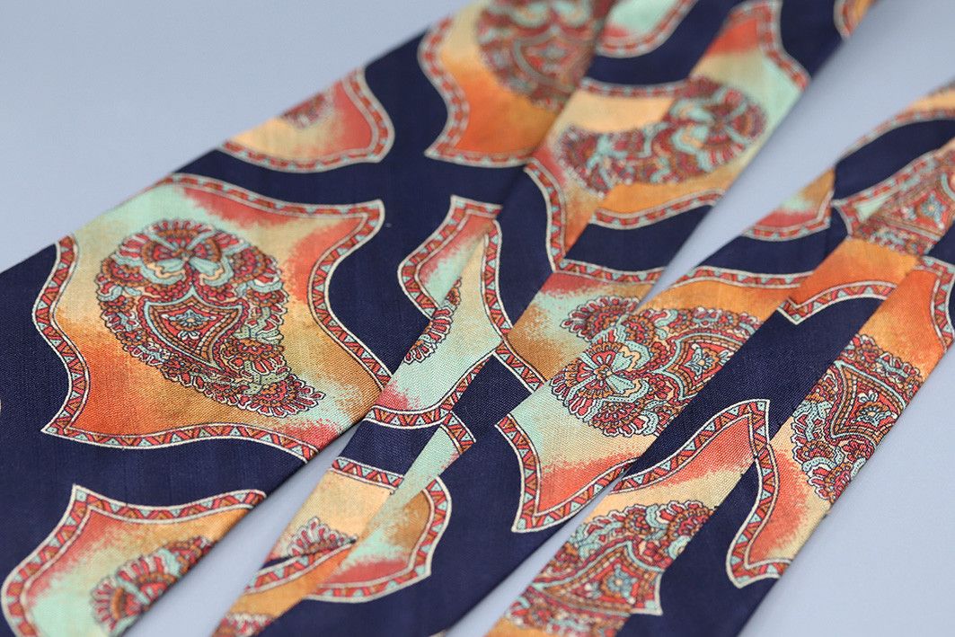 Other Vintage René Lezard Tie - Bold Paisley Print Size ONE SIZE - 10 Thumbnail