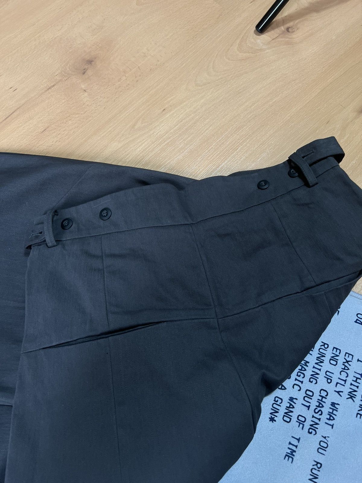 No Faith Studios No Faith Studios Wide Leg Balloon Trousers Black Size US 32 / EU 48 - 6 Thumbnail