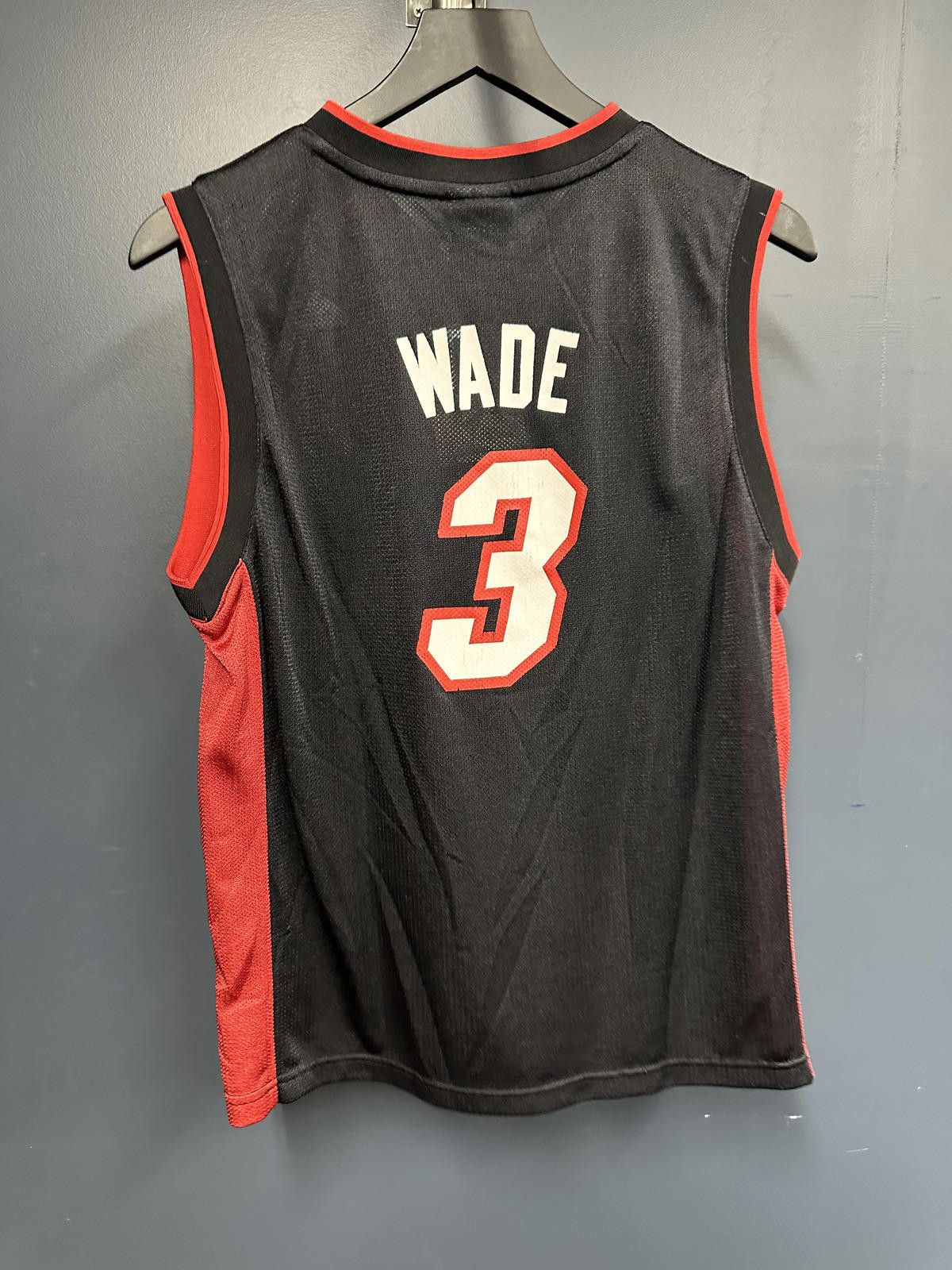 Other Vintage Dwyane Wade Miami Heat NBA jersey Adidas Youth L Size ONE SIZE - 4 Thumbnail