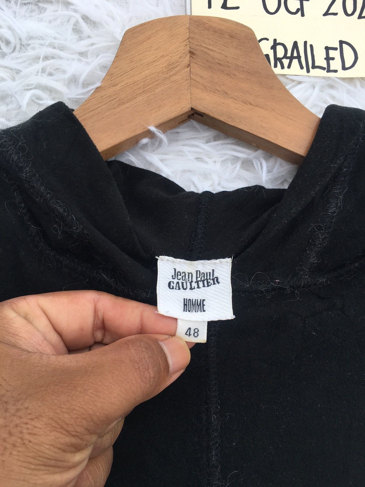 Jean Paul Gaultier Rare Vintage Jean Paul Gaultier Longsleeve Hoodie Shirt Size US S / EU 44-46 / 1 - 10 Thumbnail